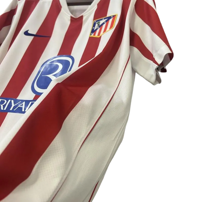 25/26 atletico madrid shirt home fan version traditional rojiblancos heritage authentic design
