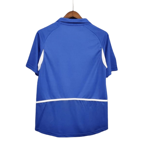 2002 brazil kit away blue retro world cup championship authentic design