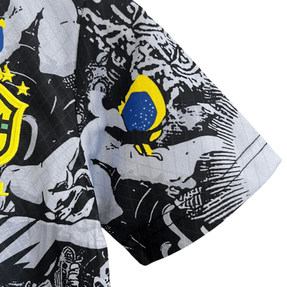 Brazil Kids Kit - 2024/2025 Jesus Black - LEAKITS
