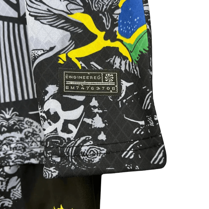 Brazil Kids Kit - 2024/2025 Jesus Black - LEAKITS