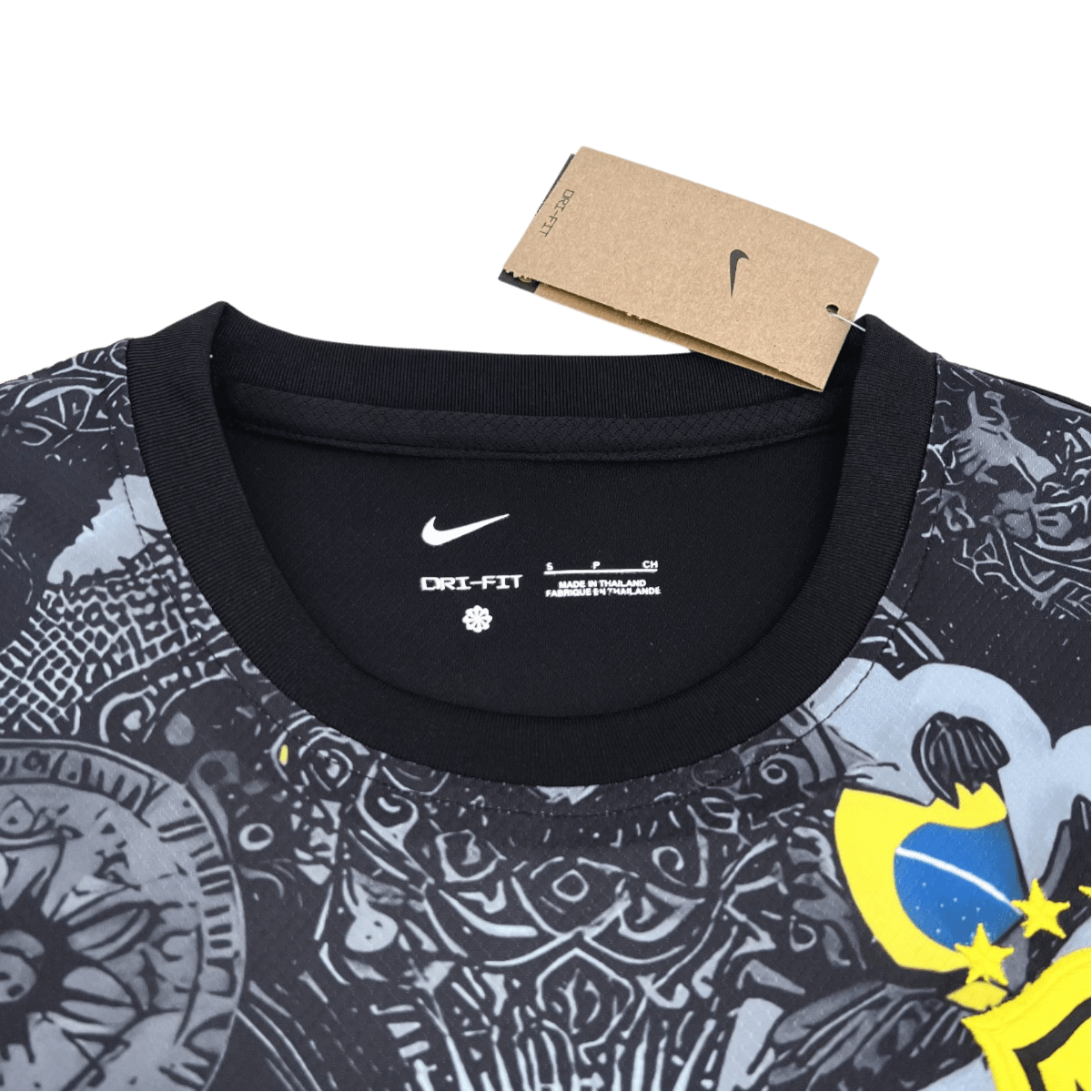 Brazil christ jersey gray special edition jesus redeemer religious football heritage