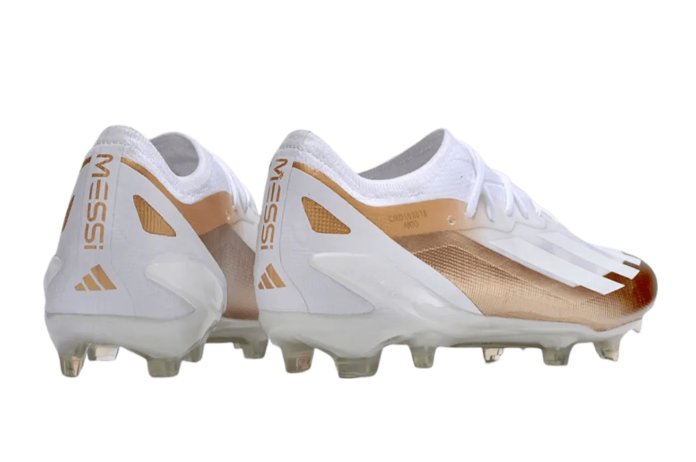 Adidas X Crazyfast - MESSI.1 FG - White & Gold | GoatGears Store - LEAKITS
