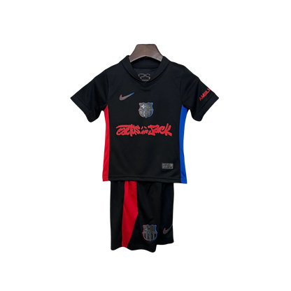 Cactus Jack Barcelona Kids Kit - 2025/2026 Travis Away - LEAKITS