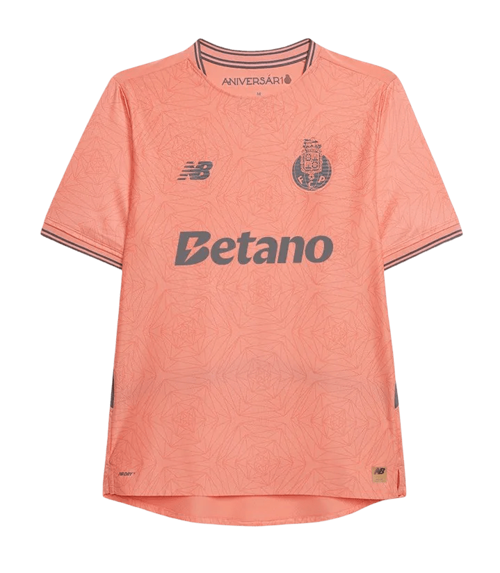 Porto away kit 25/26 fan version orange navy accents betano bold dragões LEAKITS Store