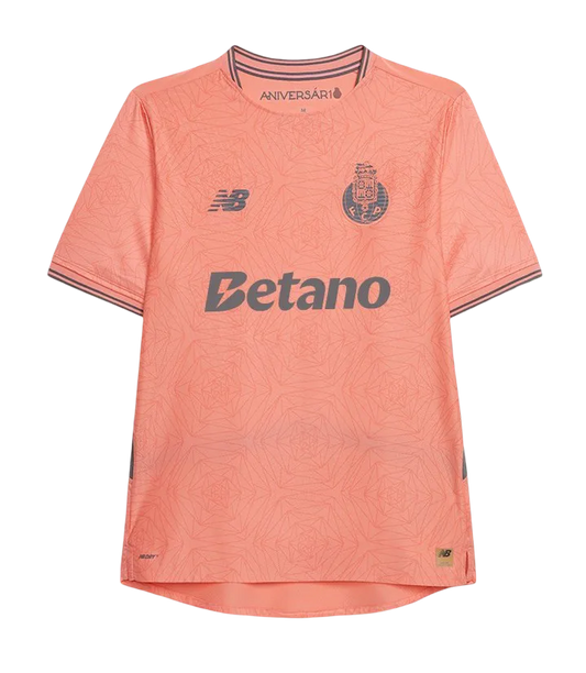Porto away kit 25/26 fan version orange navy accents betano bold dragões LEAKITS Store