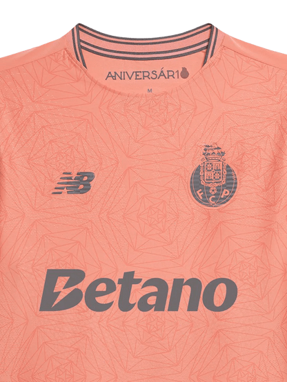 Porto football jersey away fan version 25/26 orange design authentic construction heritage