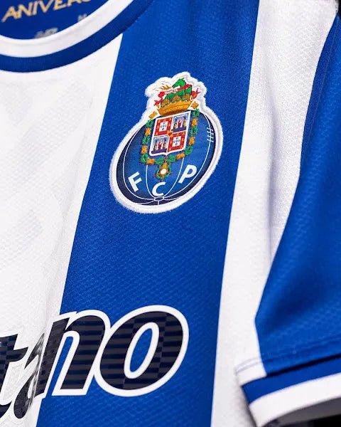 Porto football kit home fan version 25/26 blue white design authentic construction heritage