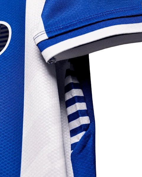 Porto soccer jersey home fan version 25/26 blue white authentic construction heritage