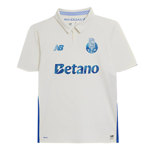 FC porto third kit 25/26 fan version white blue accents betano distinctive dragões LEAKITS Store
