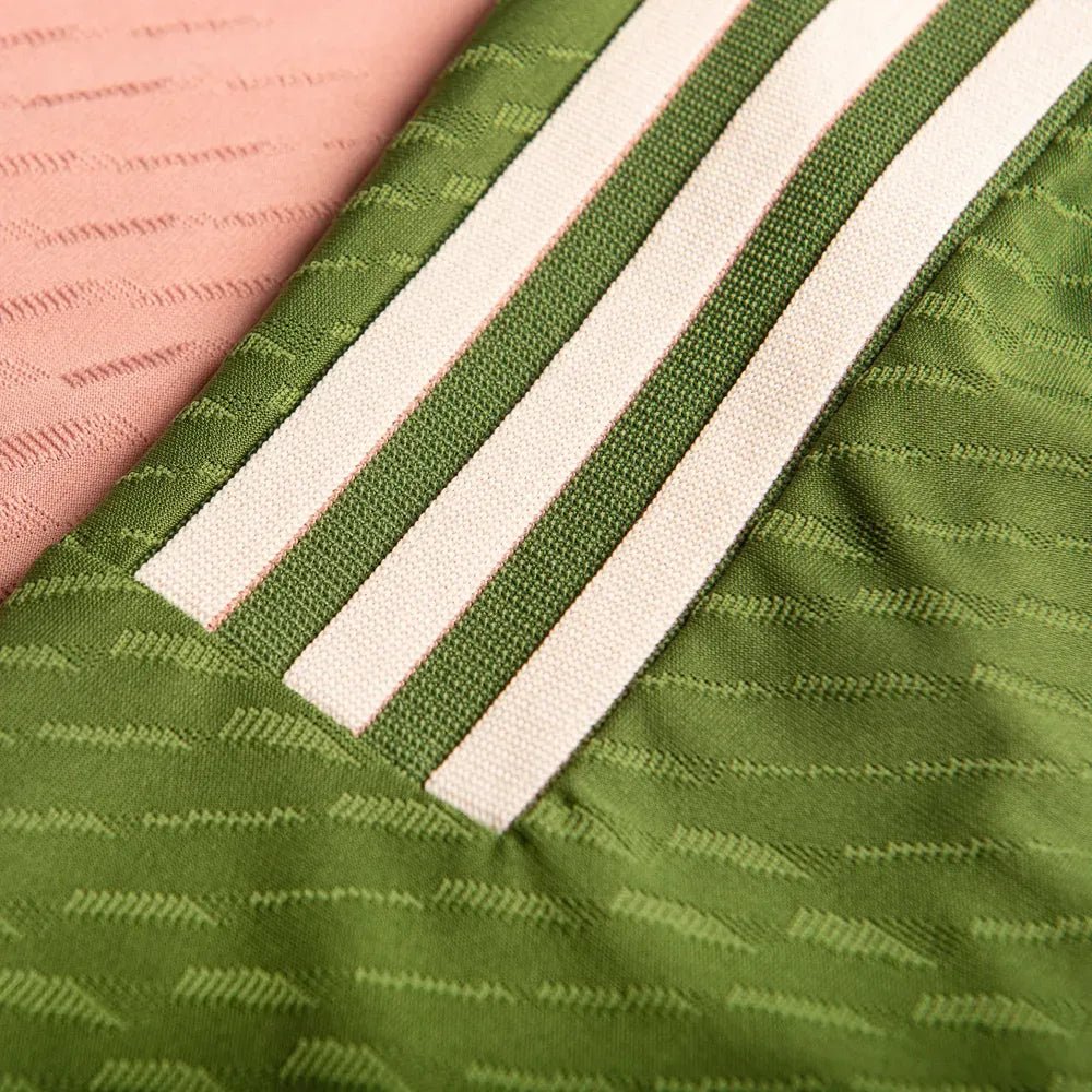 Japan x nigo jersey 2023 away pink green collaboration heritage
