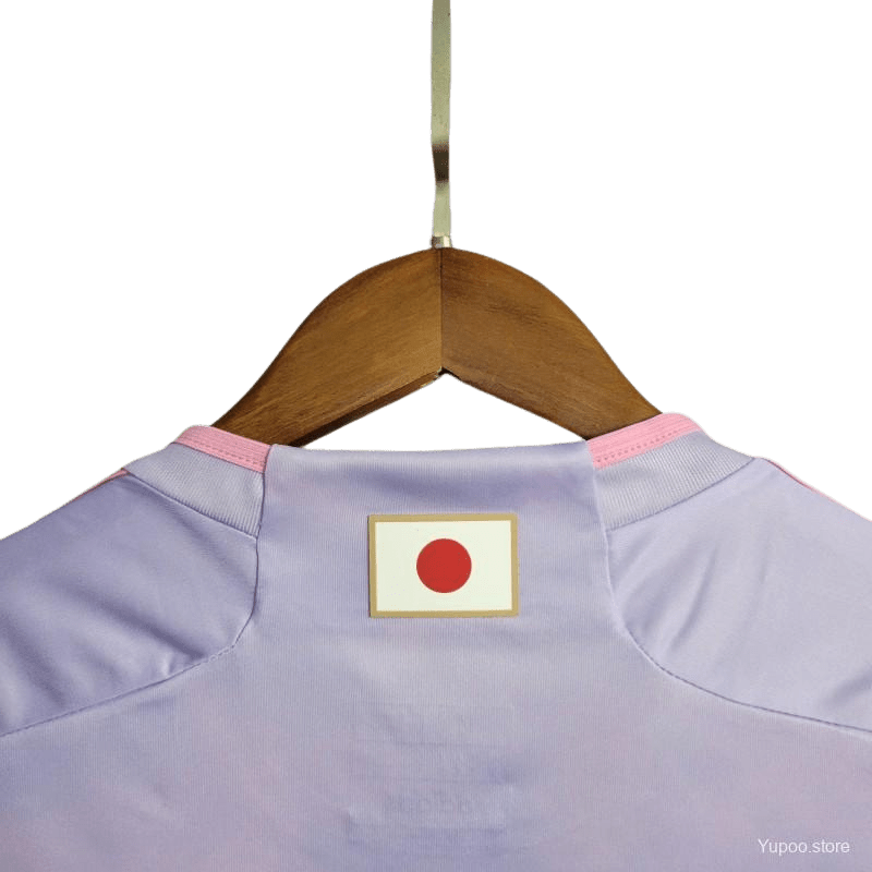 Japan jersey women pink 2023 pink purple gradient Samurai Blue tradition