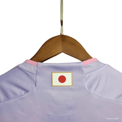 Japan jersey women pink 2023 pink purple gradient Samurai Blue tradition