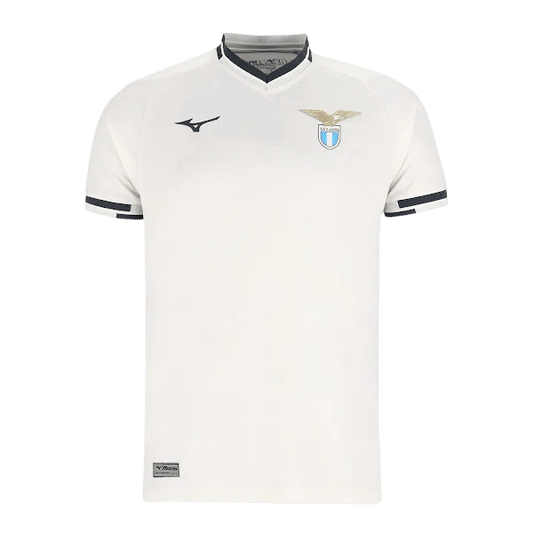 Lazio kit 25/26 away fan version white navy details mizuno future serie a biancocelesti LEAKITS Store