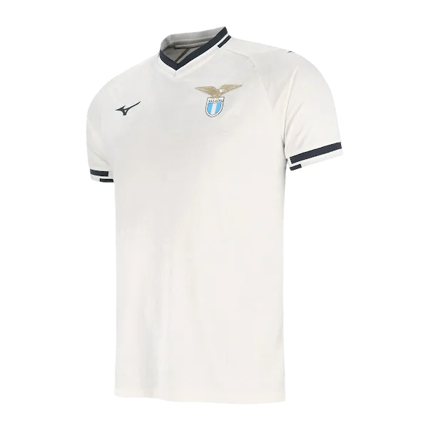Lazio soccer jersey away fan version 25/26 white design authentic construction heritage quality