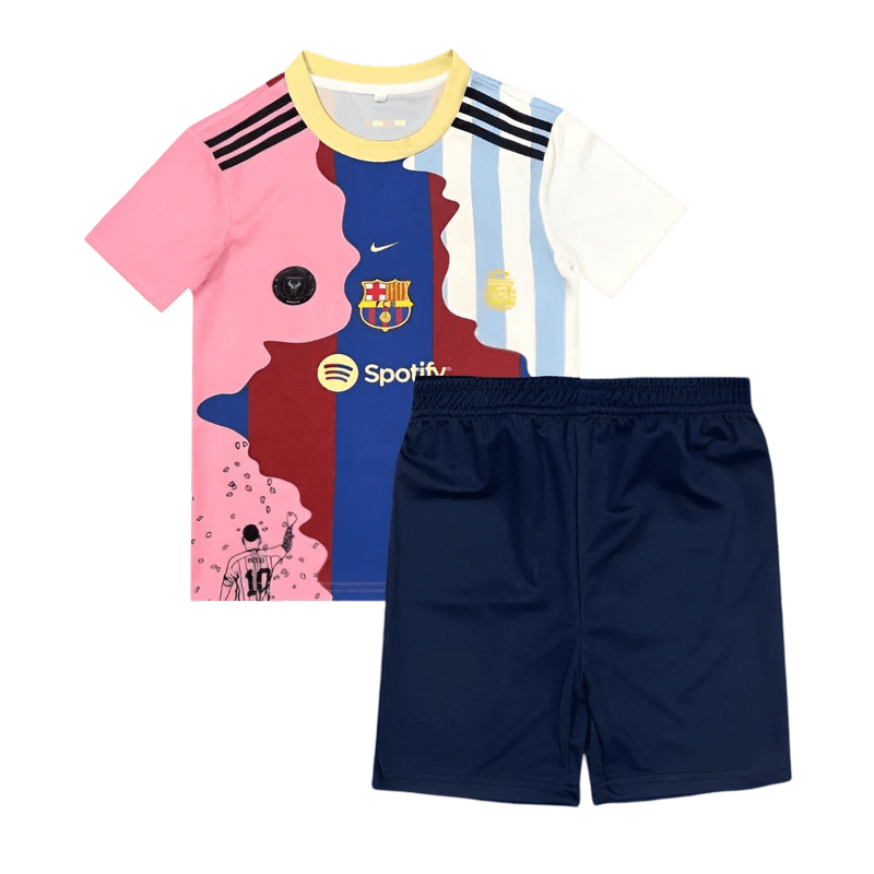 Messi all club mix jersey kids youth barcelona psg miami argentina career tribute LEAKITS Store