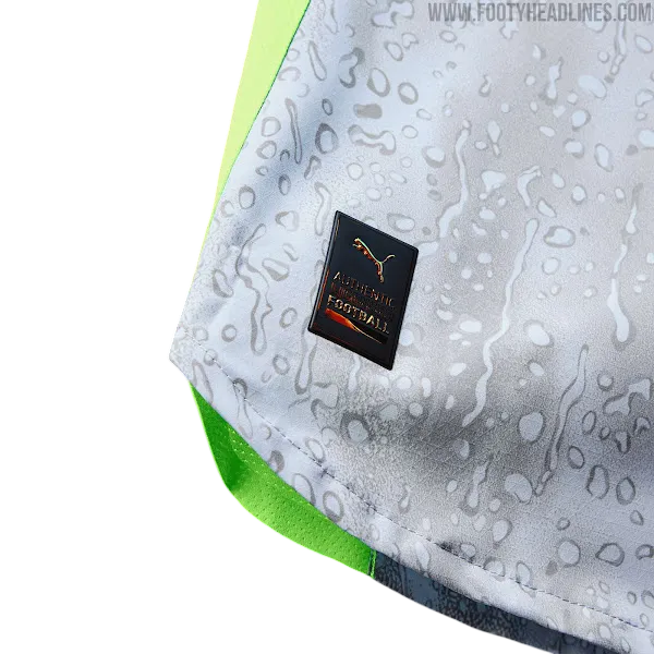 Man city 3rd kit fan version 25/26 innovative grey fluorescent green heritage design
