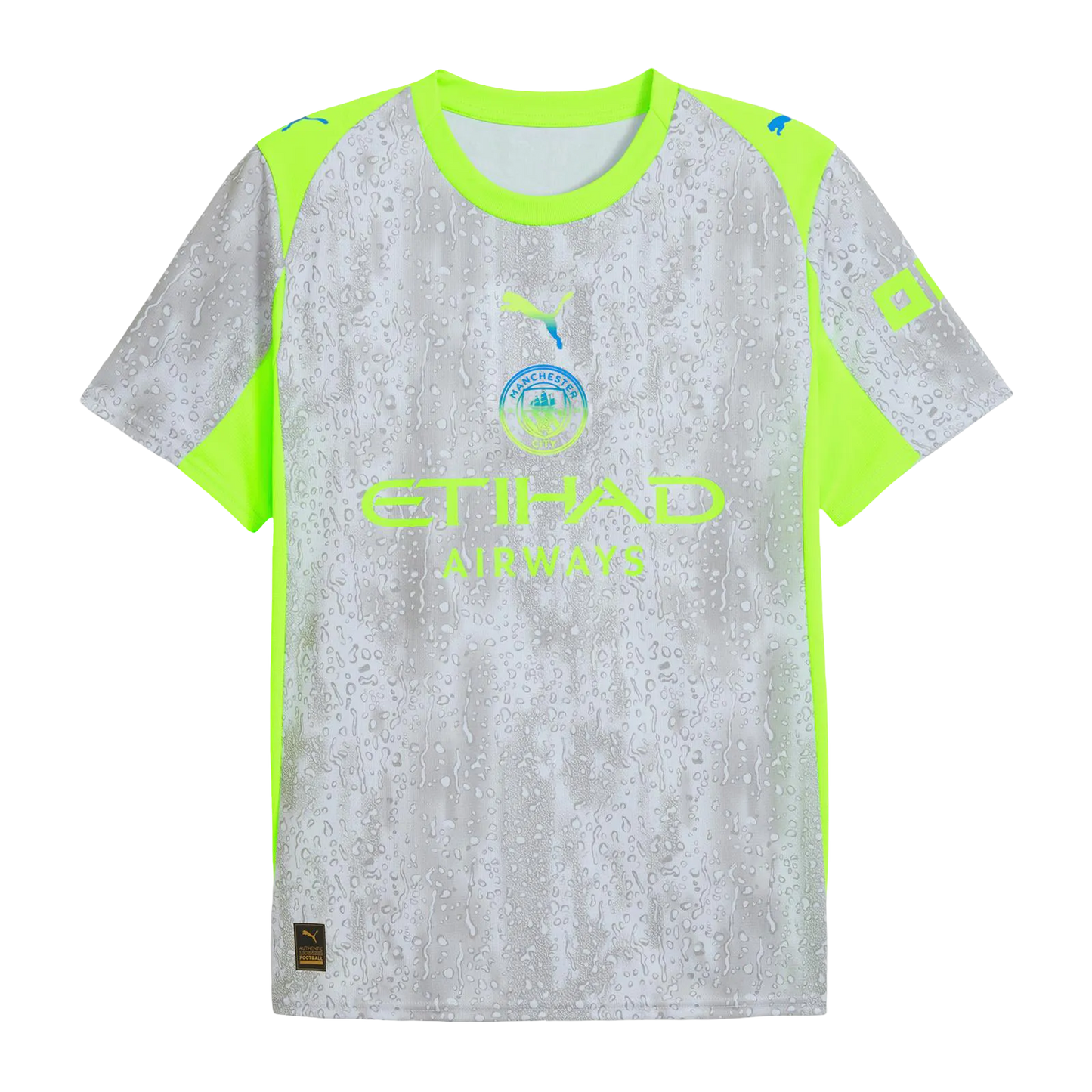 Man city 3rd kit 25/26 fan version grey fluorescent green accents etihad LEAKITS Store