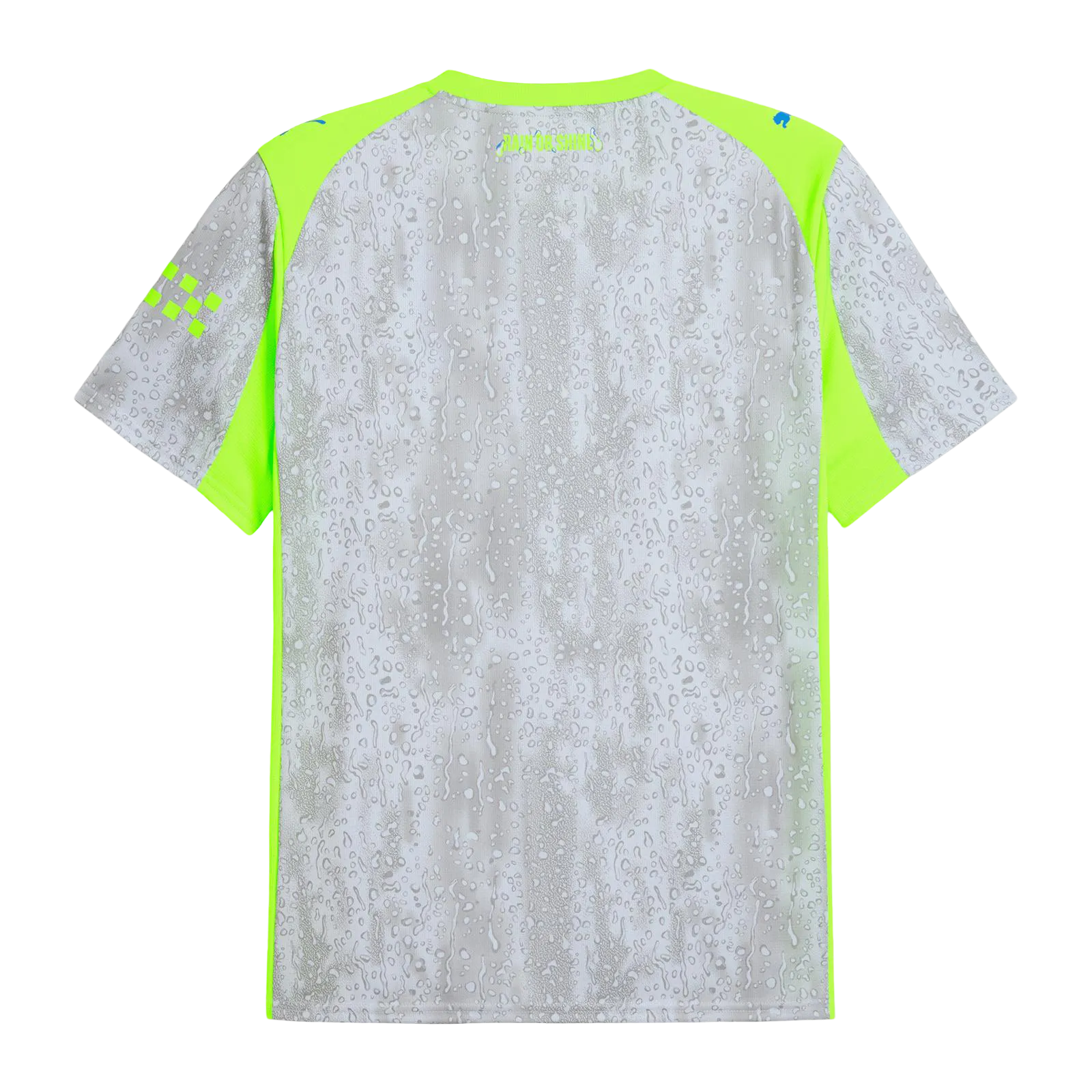 Man city kit 3rd fan version 25/26 contemporary grey fluorescent construction excellence