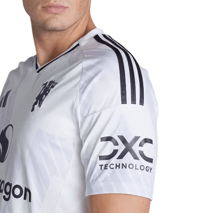 Manchester united away kit 25/26 fan version white man united soccer jerseys collection future