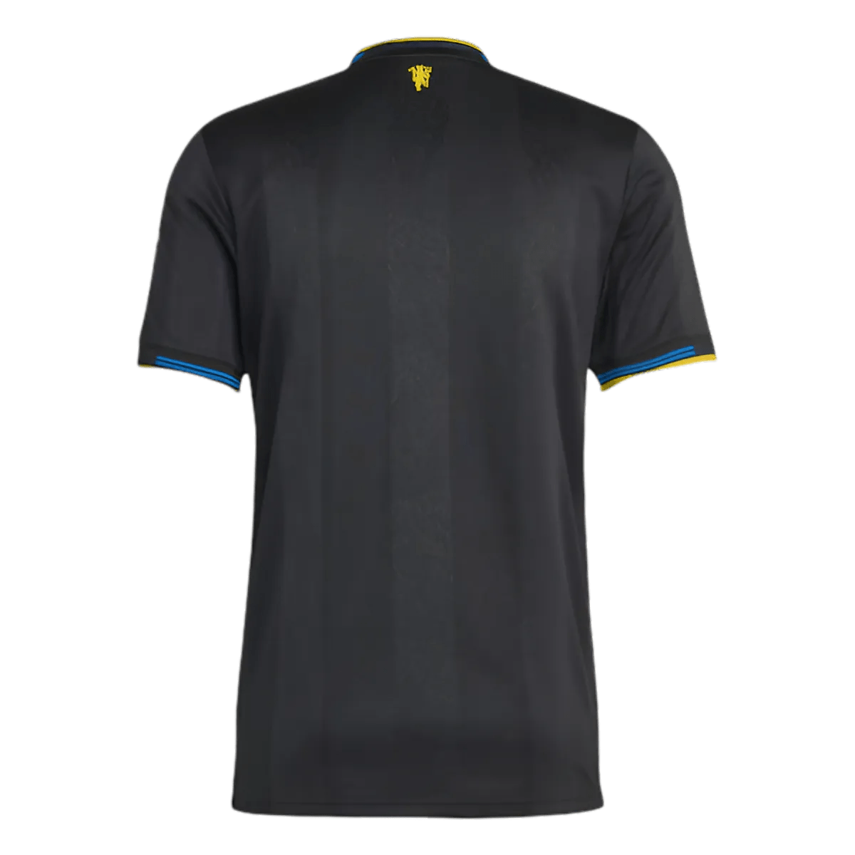 Man united third kit fan version 25/26 black yellow authentic construction heritage