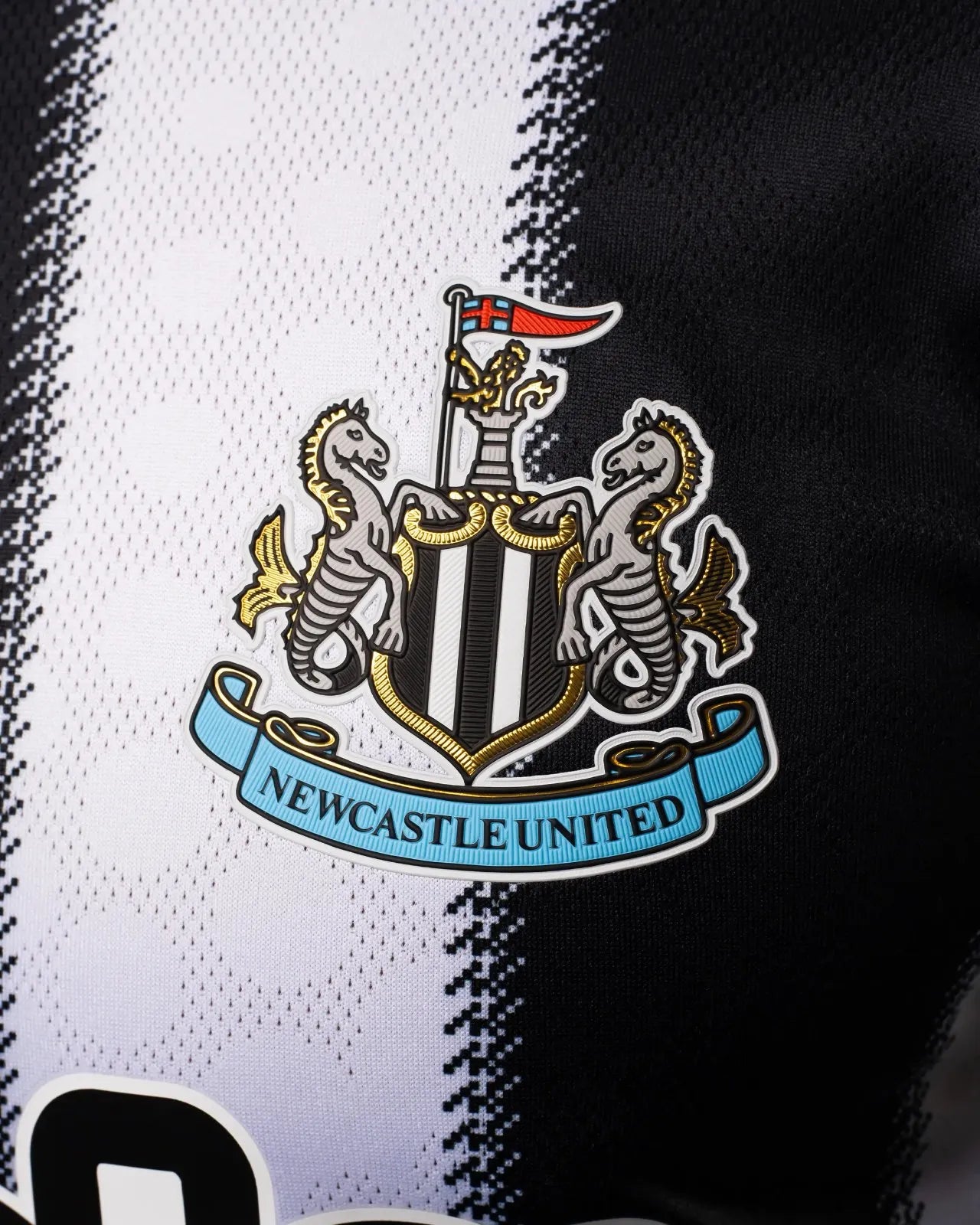 Newcastle united shirt home 25/26 black design authentic construction heritage quality