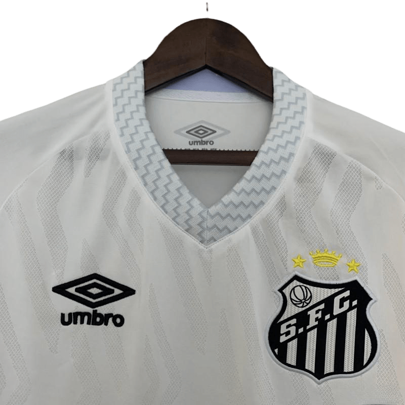 Santos football club jersey home 25/26 white design authentic construction heritage quality