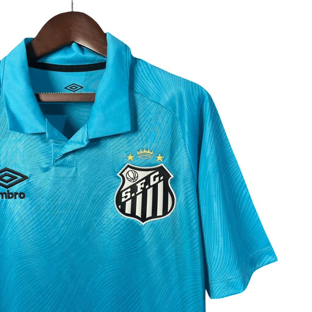 Santos football club jersey 25/26 third blue santos jersey collection future