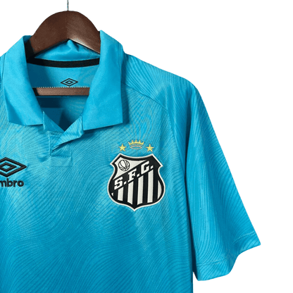 Santos football club jersey 25/26 third blue santos jersey collection future