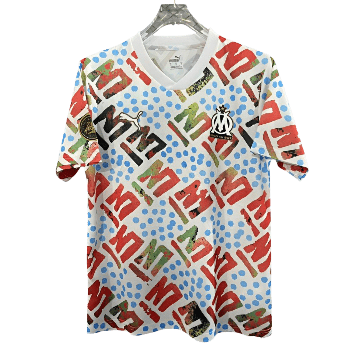 Marseille africa 13 special pre-match kit 2024/25 multicultural OM patterns african LEAKITS Store