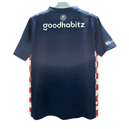 PSV kit away fan version 25/26 navy blue design authentic construction heritage quality