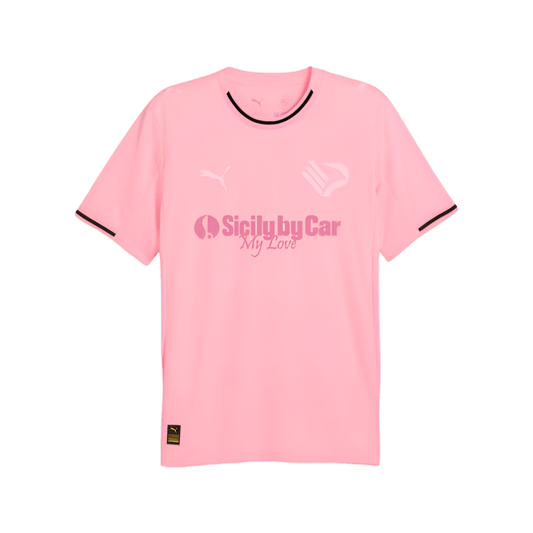 Puma palermo pink home 2025 26 pink black trim Rosanero Sicily tradition LEAKITS Store