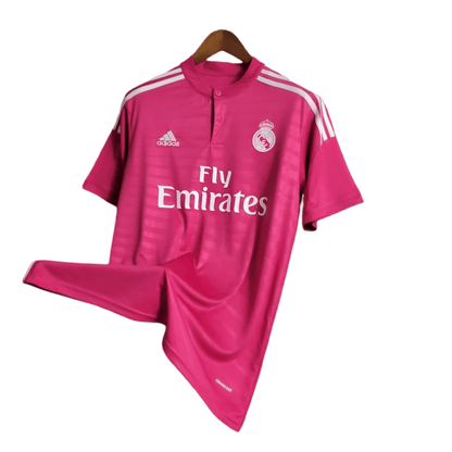 Real madrid pink jersey retro 14 15 pink white Ronaldo Santiago Bernabéu excellence
