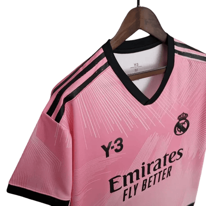 Pink real madrid kit Y3 edition GK 2023 pink black La Liga collaboration
