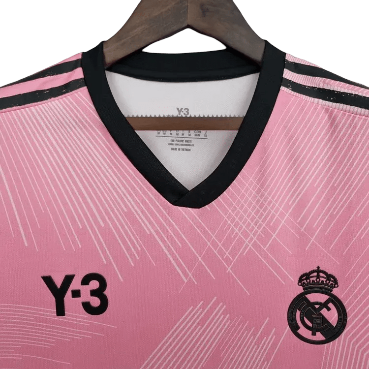 Real madrid pink jersey Y3 edition 23 pink black Merengues Santiago Bernabéu excellence