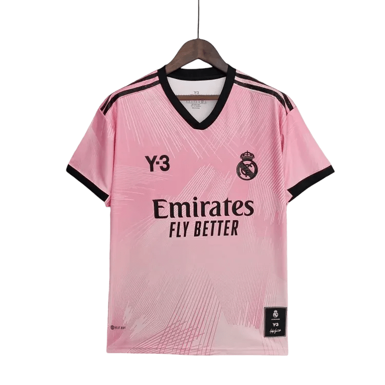 Real madrid pink kit Y3 edition GK 2023 pink black trim Merengues collaboration LEAKITS Store