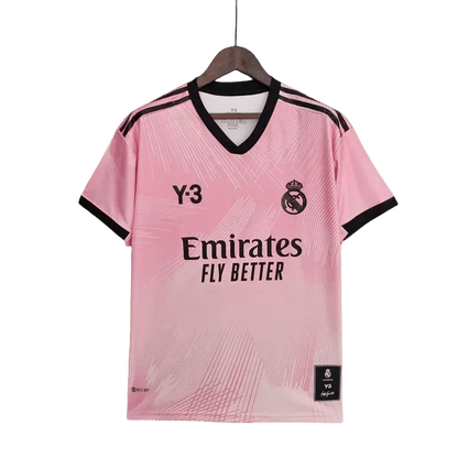 Real madrid pink kit Y3 edition GK 2023 pink black trim Merengues collaboration LEAKITS Store