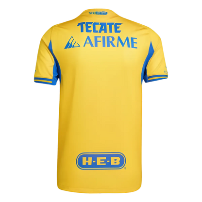 Tigres uanl kit home fan version 25/26 gold distinctive heritage construction