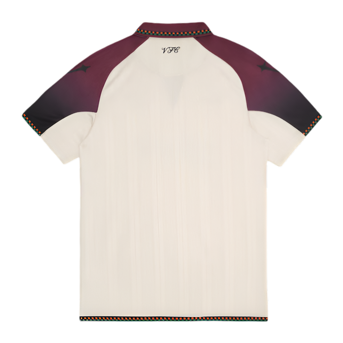 Venezia football shirt away fan version 25/26 cream burgundy authentic construction heritage