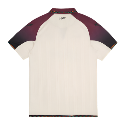 Venezia football shirt away fan version 25/26 cream burgundy authentic construction heritage