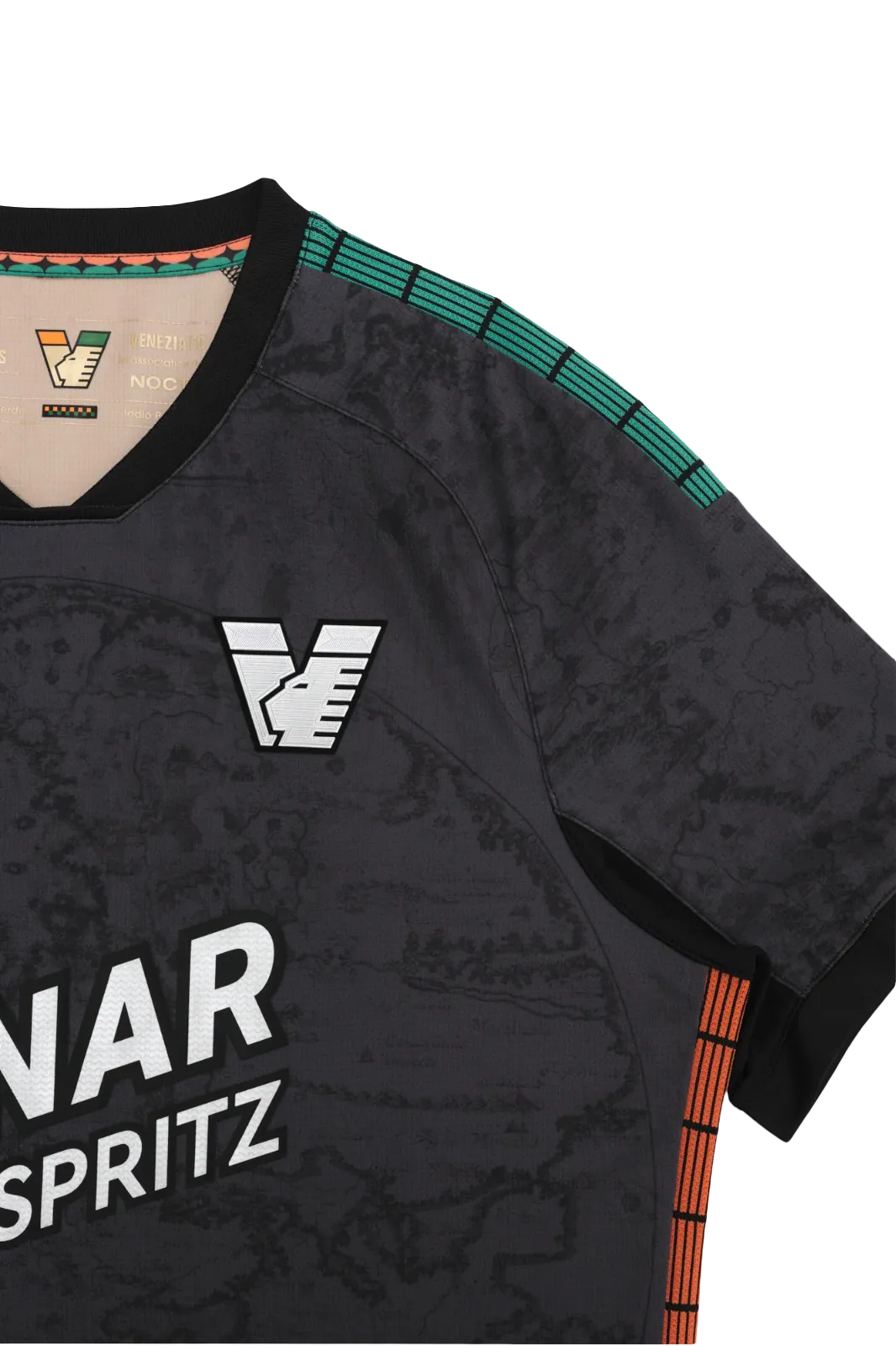 Venezia fc kit 25/26 home fan version black venezia fc jersey collection future