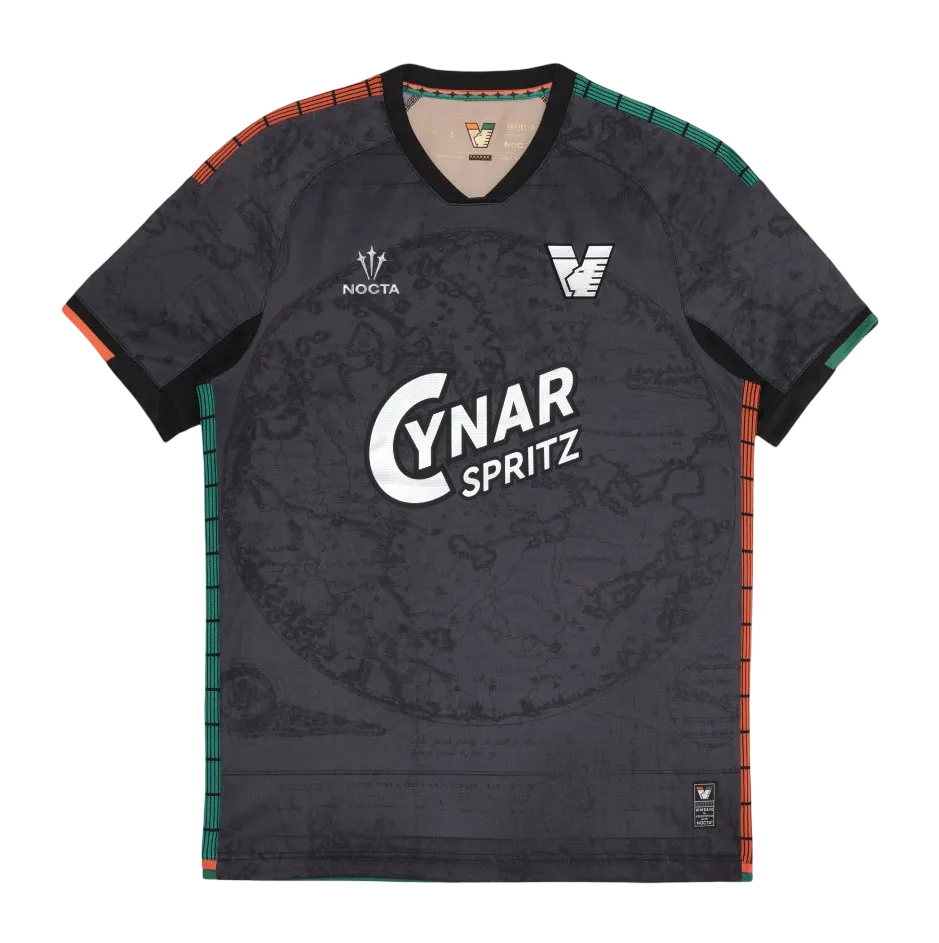 Venezia fc kit 25/26 home fan version black stars nocta cynar spritz future venice LEAKITS Store