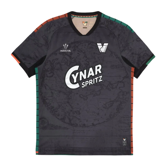 Venezia fc kit 25/26 home fan version black stars nocta cynar spritz future venice LEAKITS Store