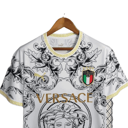 Italy versace shirt white special edition pure elegance minimalist luxury design
