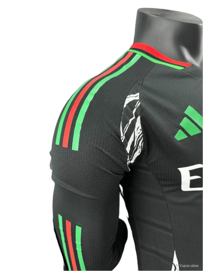 Arsenal 24 25 long sleeve away black jersey arsenal soccer jersey collection