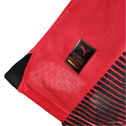 AC milan soccer shirt player version 23/24 athletic performance geometric patterns