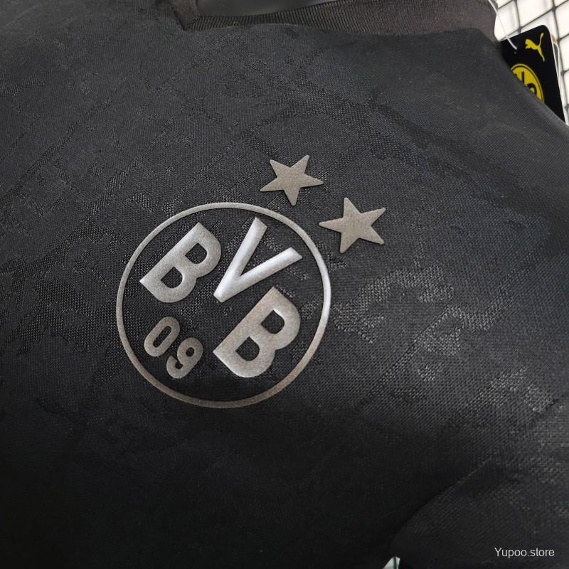 Dortmund kit black player version 23/24 elite BVB performance construction