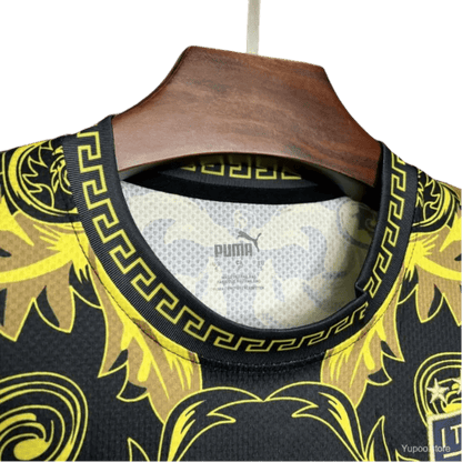 Versace italy jersey gold special edition luxury fashion premium azzurri design