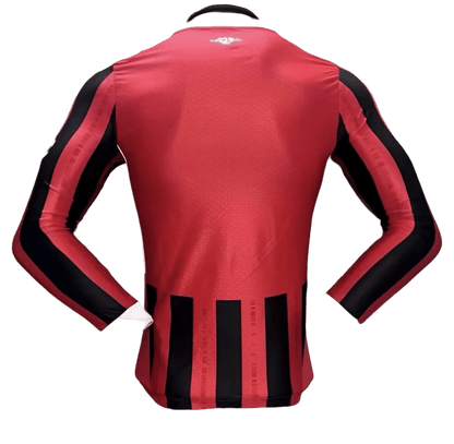 AC milan long sleeve jersey 24/25 player version athletic performance rossoneri construction