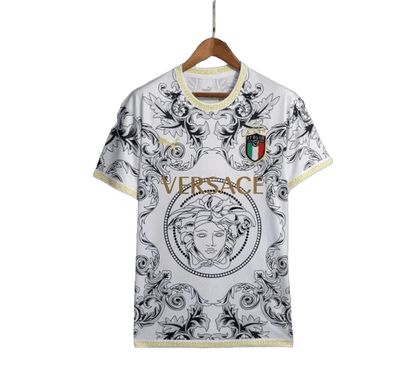 Italy versace shirt white special edition minimalist luxury pure elegance design LEAKITS Store