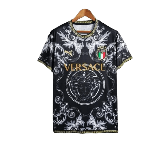 Versace italy jersey black special edition sophisticated luxury fashion design LEAKITS Store